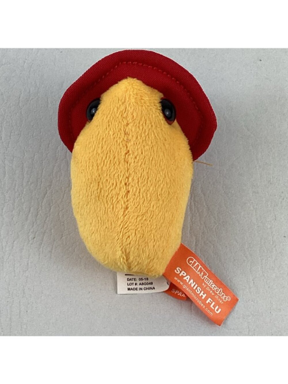 Giant Microbes Spanish Flu Plush Stuffed 3" Toy History Plague Influenza A